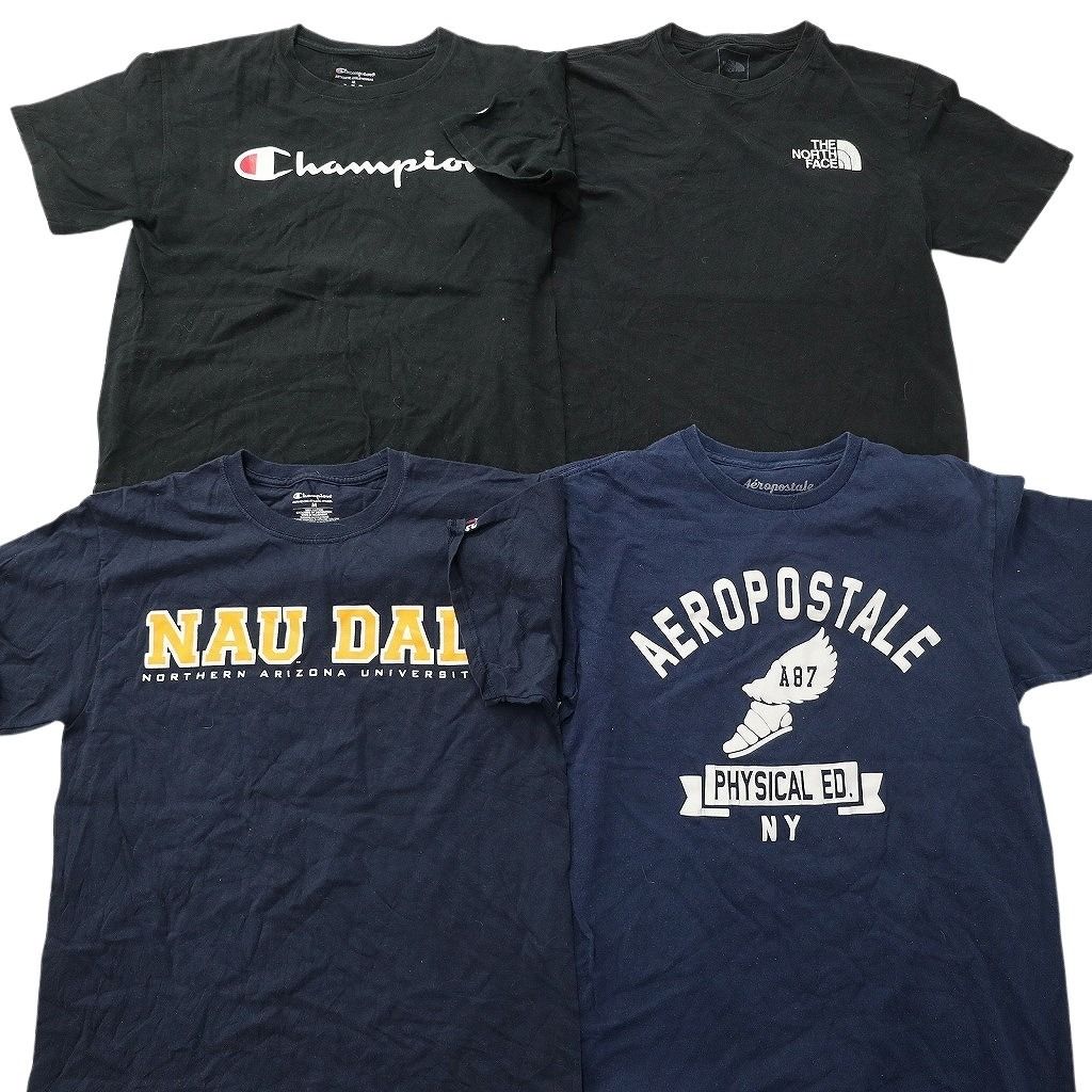 古着卸 まとめ売り ブランドMIX Tシャツ 15枚セット ( メンズ M ) ノースフェイス ナイキ チャンピオン アディダス 中古 古着 NE9089