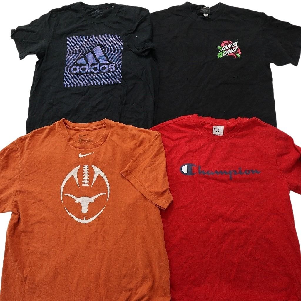 古着卸 まとめ売り ブランドMIX Tシャツ 15枚セット ( メンズ M ) ノースフェイス ナイキ チャンピオン アディダス 中古 古着 NE9089