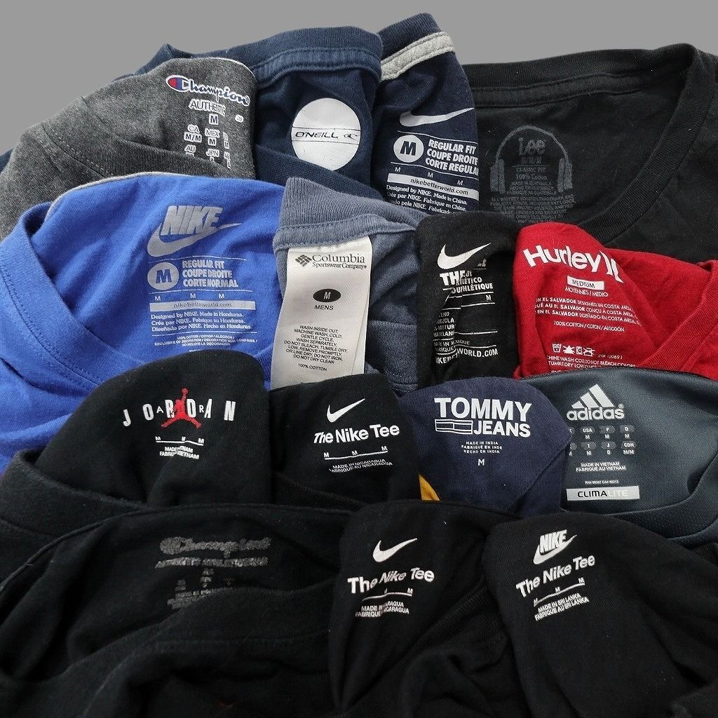 古着卸 まとめ売り ブランドMIX Tシャツ 15枚セット ( メンズ M ) コロンビア ナイキ ジョーダン アディダス 中古 古着 NE9091 古着卸 まとめ売り ブランドMIX Tシャツ 15枚セット ( メンズ M ) コロンビア ナイキ ジョーダン アディダス 中古 古着 NE9091