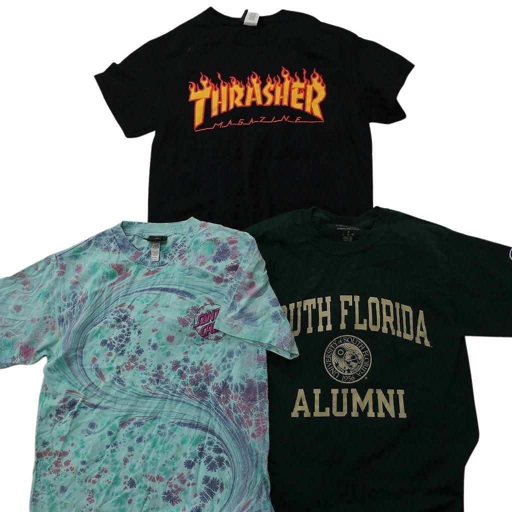 古着卸 まとめ売り ブランドMIX Tシャツ 14枚セット ( メンズ S ) カーハート ナイキ スラッシャー チャンピオン 中古 古着 NE9093