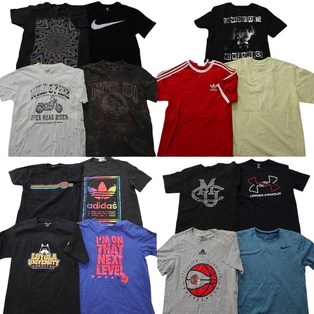 古着卸 まとめ売り ブランドMIX Tシャツ 15枚セット ( メンズ XS/S ) オールドネイビー ナイキ チャンピオン アディダス 中古 古着 NE9094