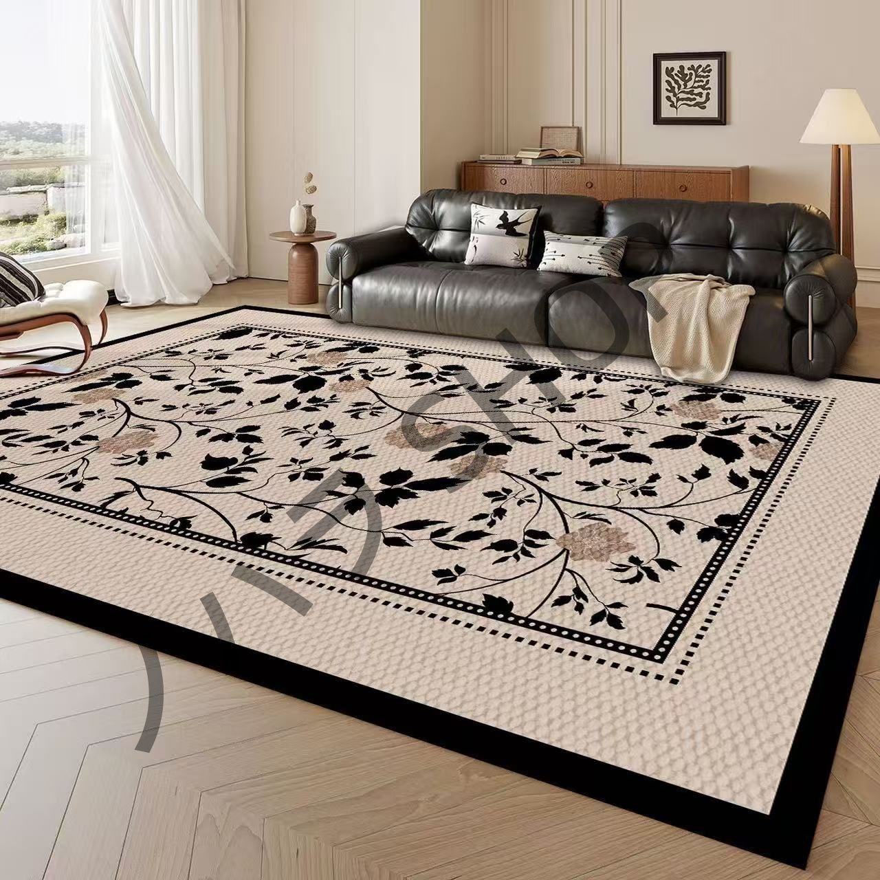 カーペット/200*300cm/滑り止め付き ラグマット ベッドルーム リビングルーム 寝室の部屋 /多機能使用 マット/カーペット #B188