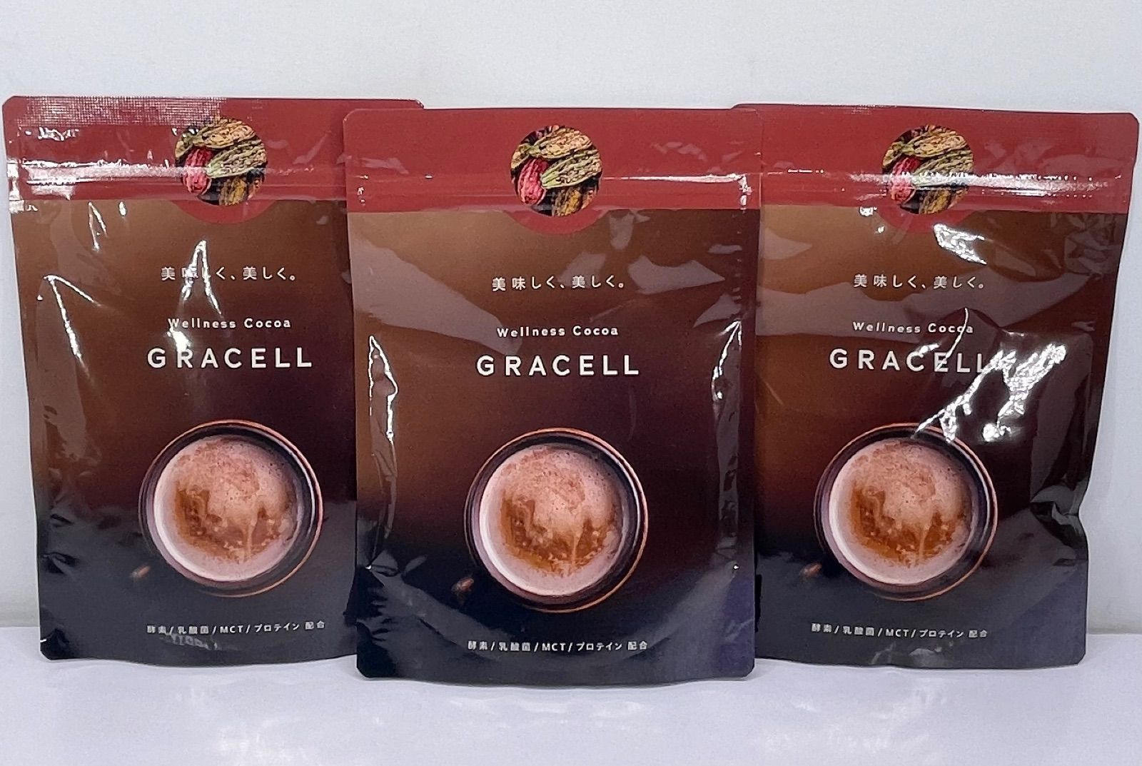 新品・未使用品】GRACELL ウェルネスココア グレイセル 3袋 GRACELL