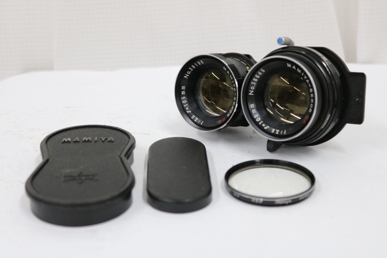 【返品保証】 マミヤ Mamiya MAMIYA-SEKOR 105mm F3.5 二眼レンズ e12493