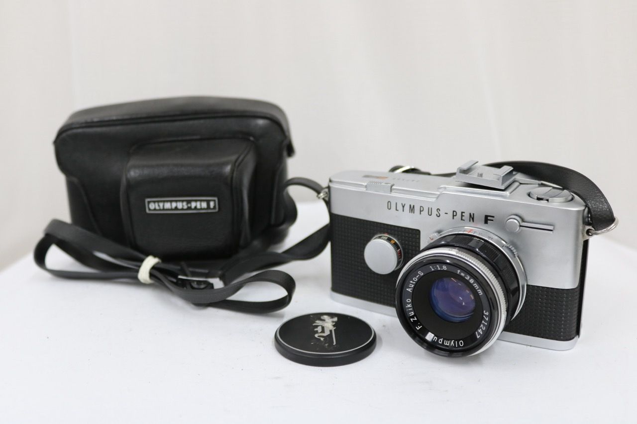 【返品保証】 オリンパス Olympus PEN F FT F.Zuiko Auto-S 38mm F1.8 ボディレンズセット e12459|詳細画像