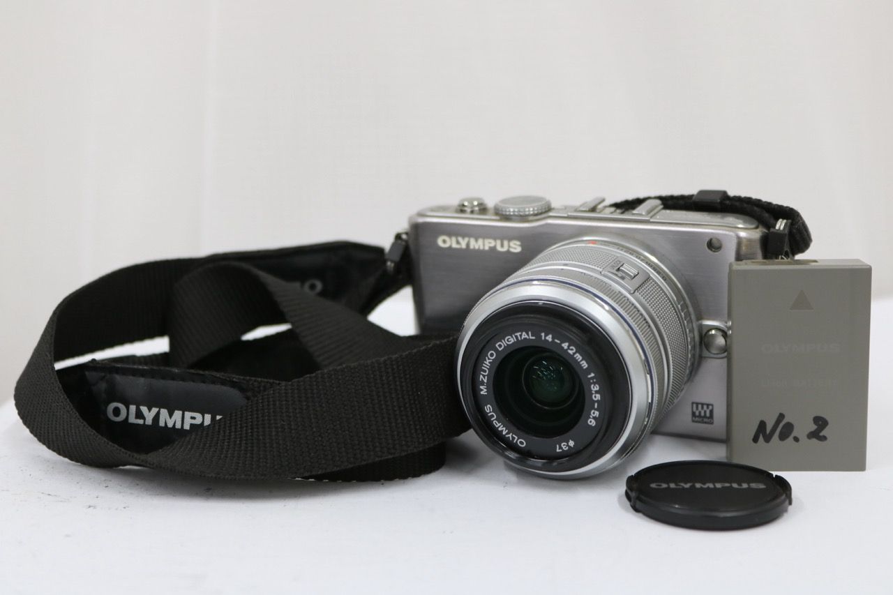【返品保証】 オリンパス Olympus PEN Lite E-PL3 14-42mm F3.5-5.6 ミラーレス一眼 e12456