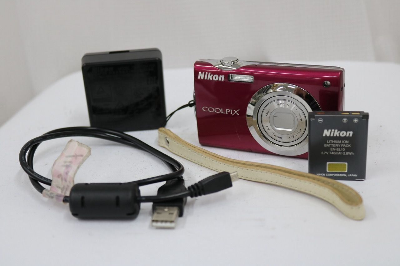 【返品保証】 ニコン Nikon COOLPIX S4000 ピンク バッテリー付き コンパクトデジタルカメラ e12468