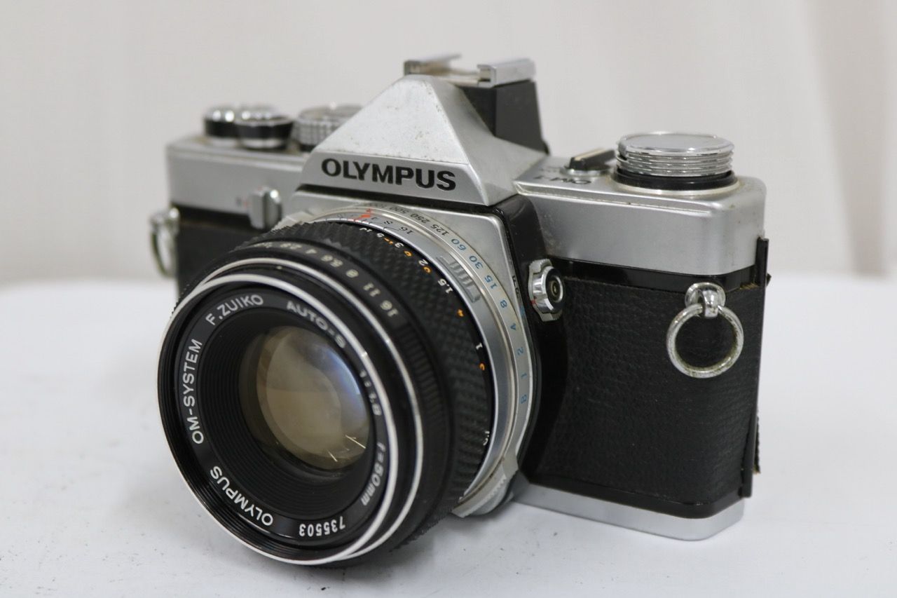 【返品保証】 オリンパス Olympus OM-1 F.ZUIKO AUTO-S 50mm F1.8 ボディレンズセット e12486