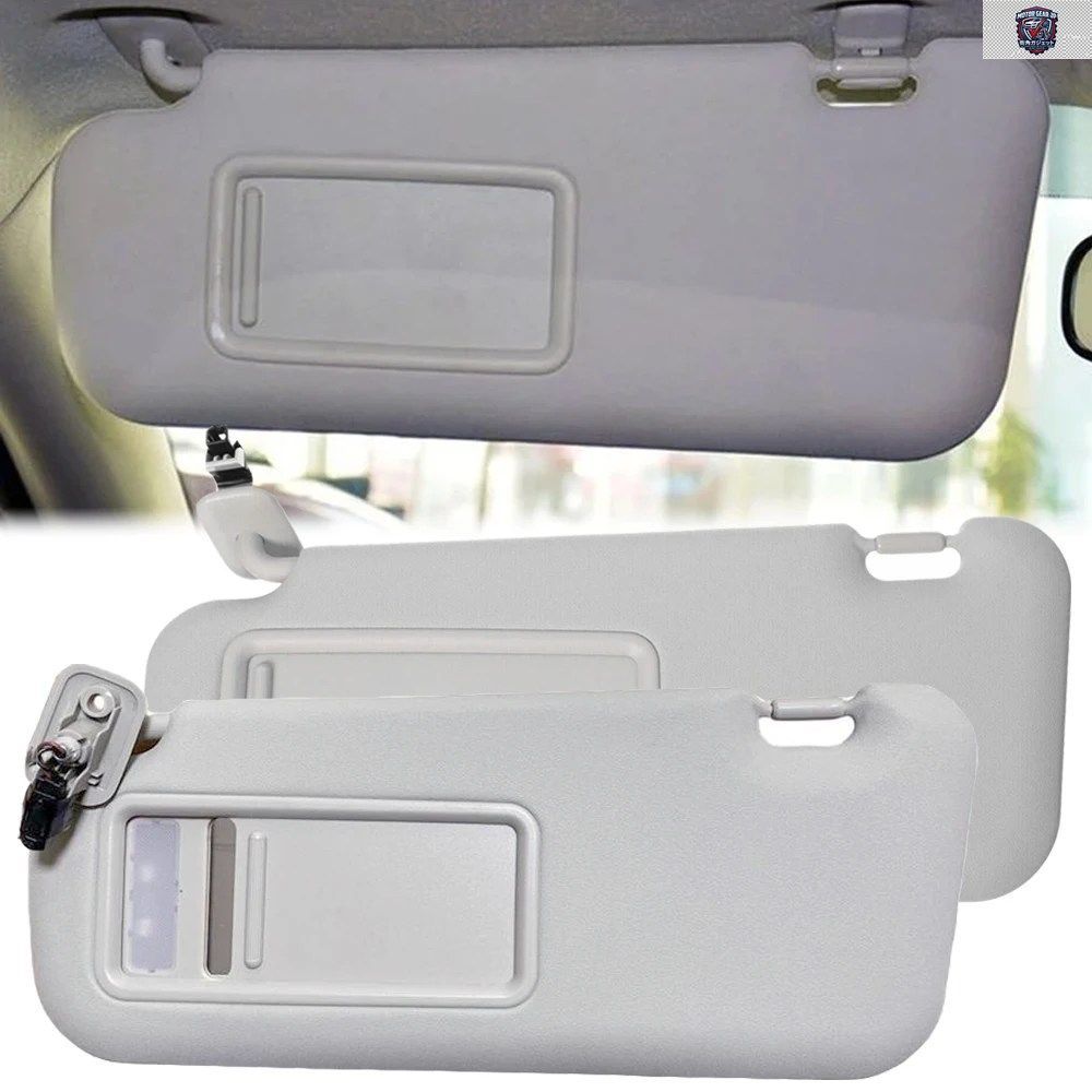 マツダ3 2010-13 車用サンバイザー BBM2-69-320C-75 BBM3-69-320C-75 ライト付きインテリアルーフサンバイザー