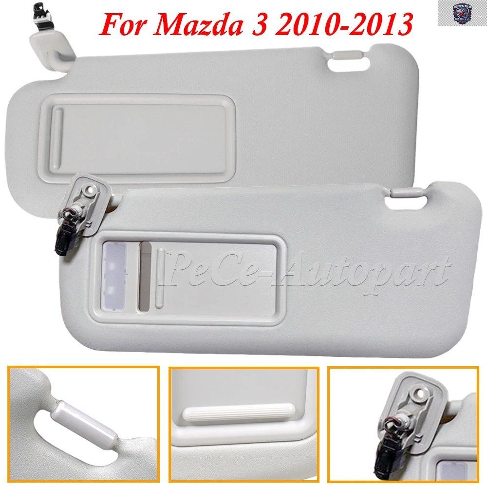 BBM2-69-320C-75 BBM3-69-320C-75 カーサンバイザー マツダ3 2010 - 13 インテリアルーフサンバイザー（ライト付き） 10,110円