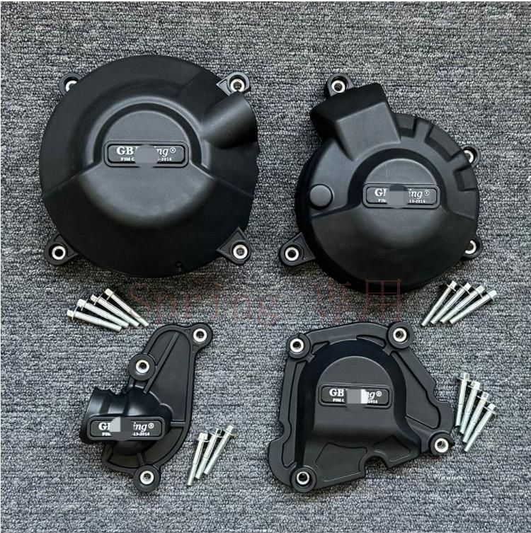 MT-09 / XSR900 / FZ-09 / TRACER / SCRAMBLER 21-25年用 エンジン保護カバー 防転倒ガード!高耐久ナイロン製 F