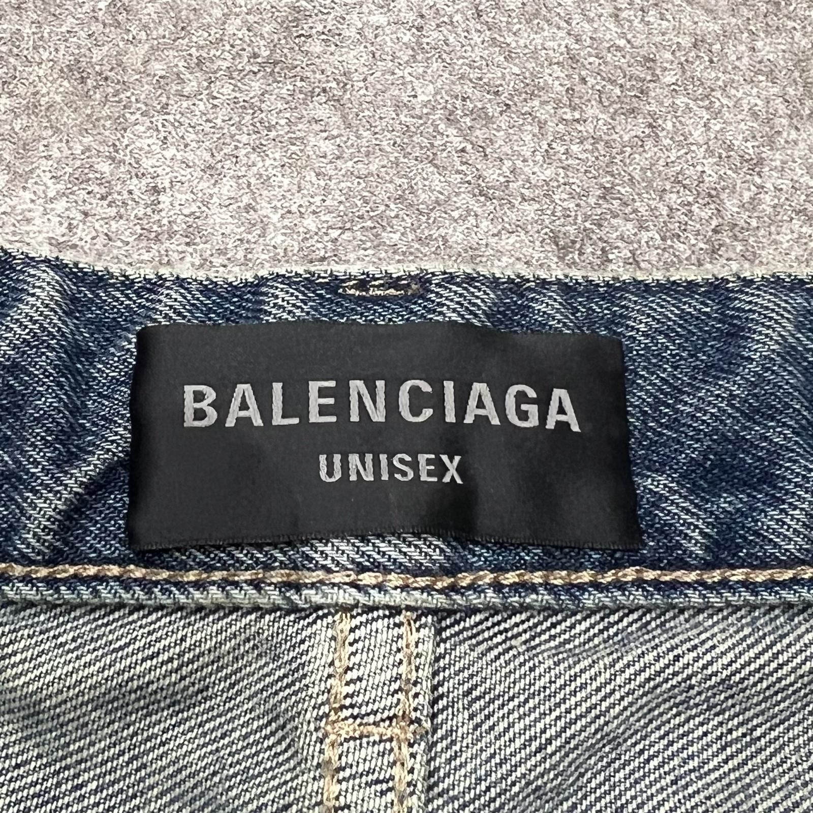 国内正規 BALENCIAGA Low Crotch Jeans ロークロッチジーンズ ワイド