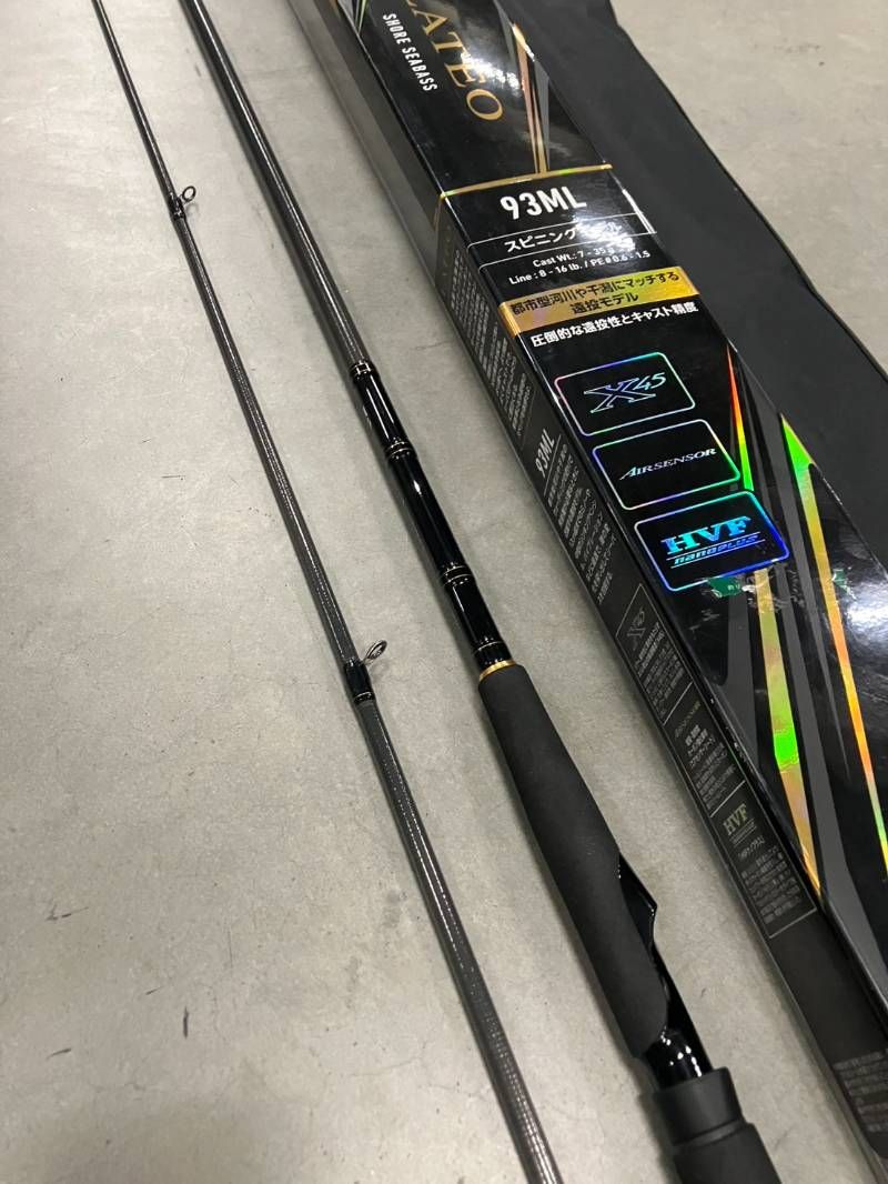 極美品】ダイワ DAIWA LATEO 93ML・R シーバスロッド 2.82m ルアー