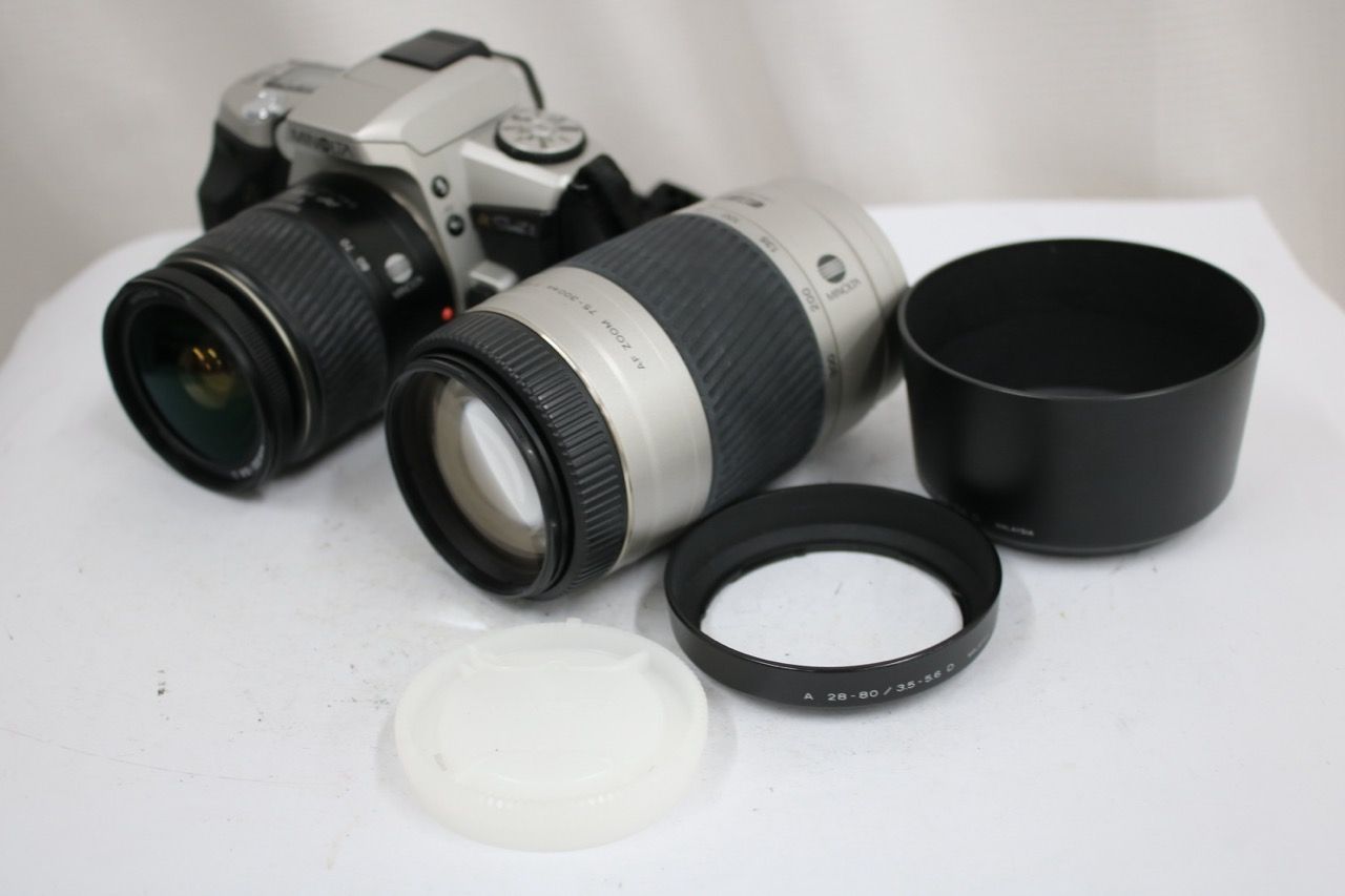 【返品保証】 ミノルタ Minolta α Sweet II AF 28-80mm F3.5-5.6 D 75-300mm F4.5-5.6 D ボディレンズセット e12510