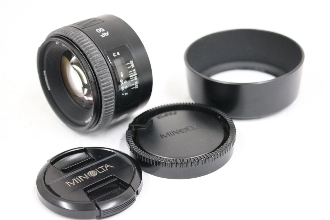 【返品保証】 ミノルタ Minolta AF 50mm F1.4 レンズ e12515