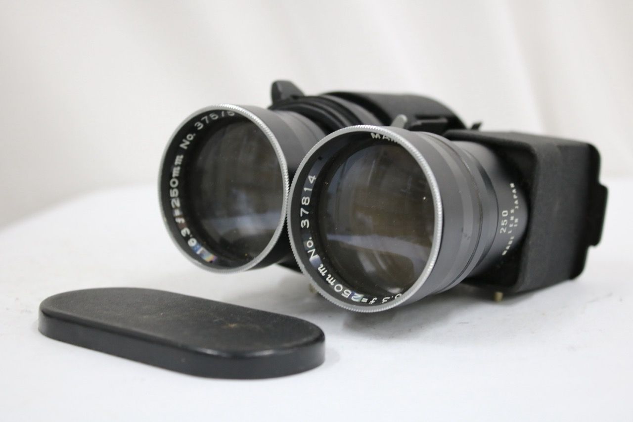 訳あり品】 マミヤ Mamiya MAMIYA-SEKOR 250mm F6.3 二眼レンズ e12548
