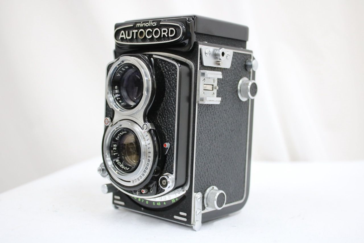 【返品保証】 ミノルタ Minolta Autocord オートコード III型 75mm F3.5 二眼カメラ e12552