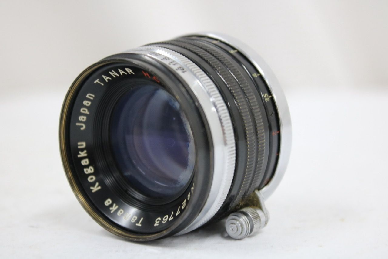 【返品保証】 Tanaka Kogaku Tanar H.C. 5cm F2 ライカLマウントレンズ e12559
