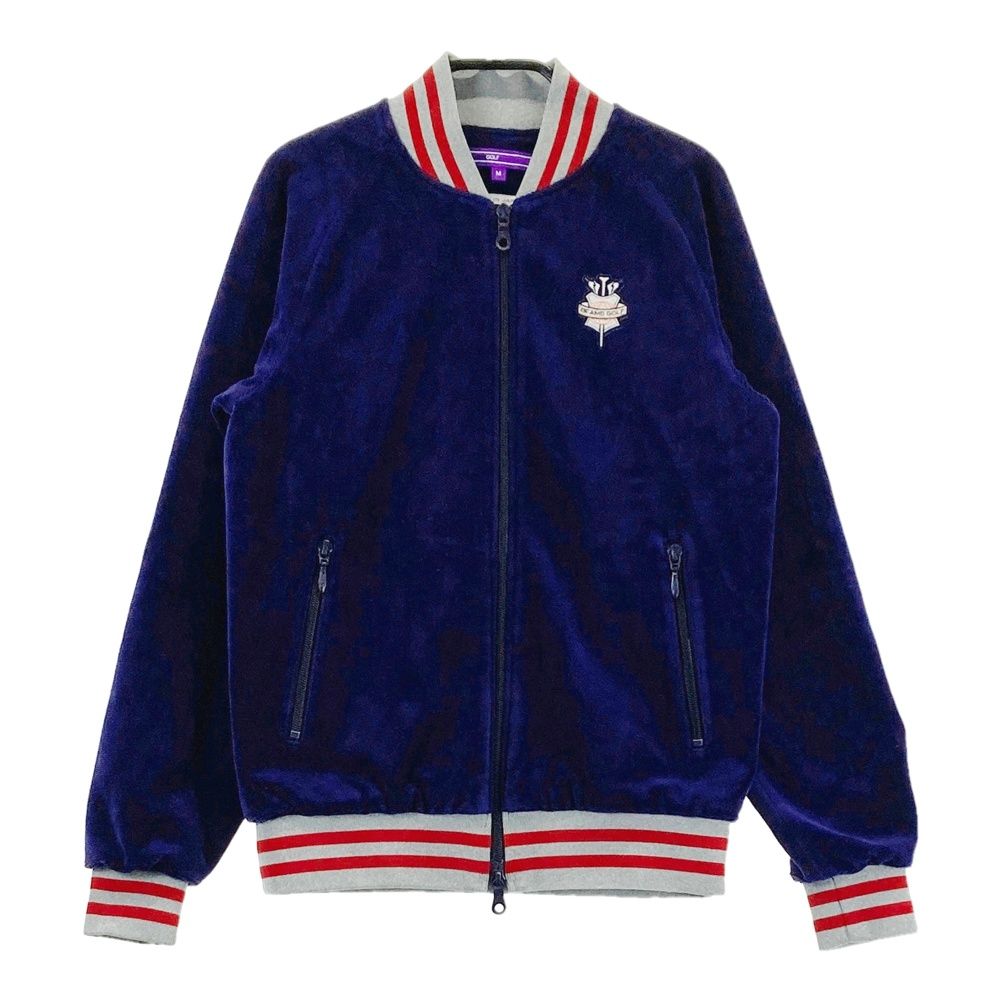 サイズ：M BEAMS GOLF ビームスゴルフ ; コーデュロイ ジップジャケット パープル系 [240101697237] ゴルフウェア レディース ストスト