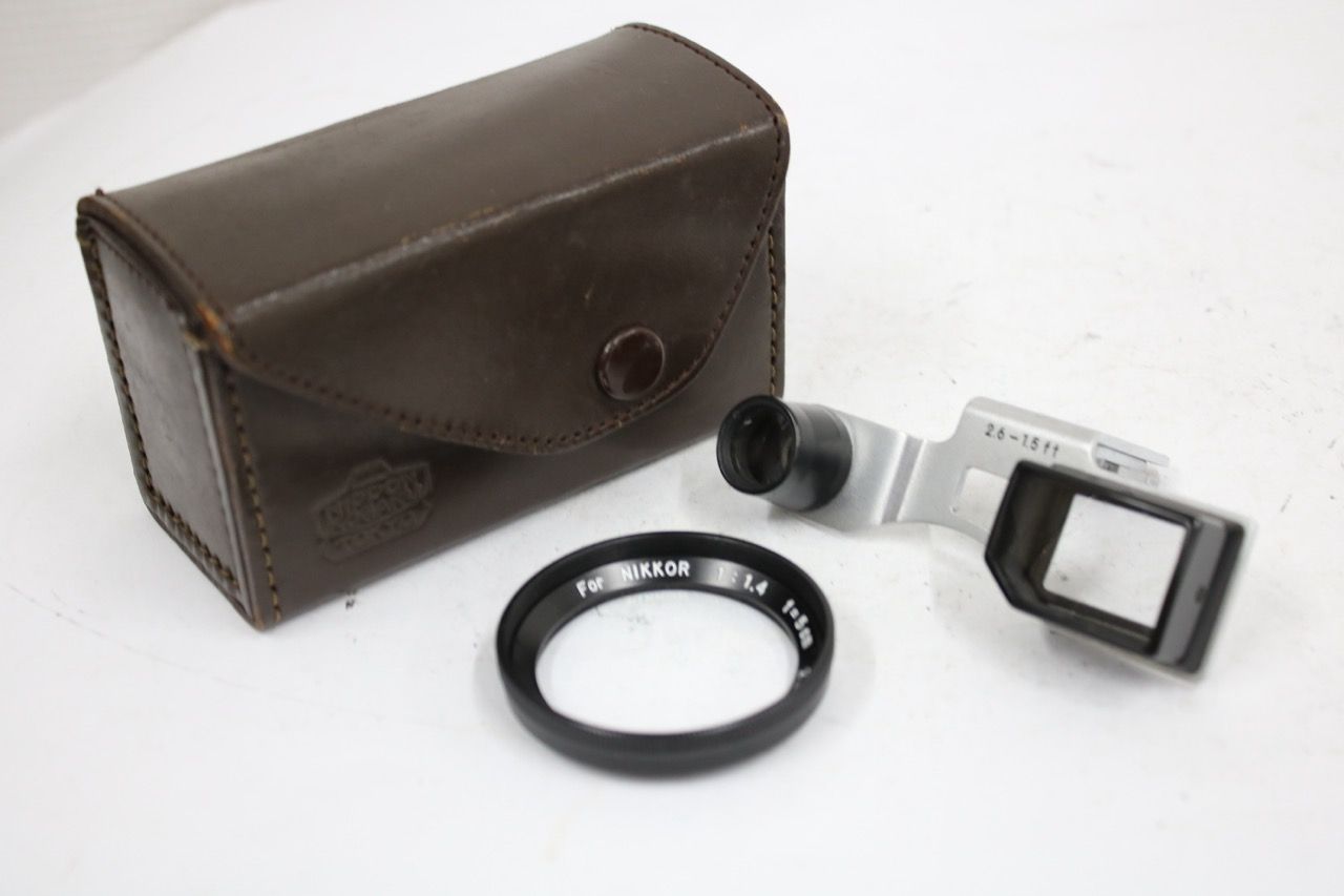 【返品保証】 ニコン Nikon Nippon Kogaku 近接撮影装置 2.6-1.5ft + For Nikkor 5cm F1.4 e12568