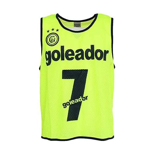 ゴレアドール(goleador) ビブス10枚セット(No,2〜11) Fイエロー A-043-44