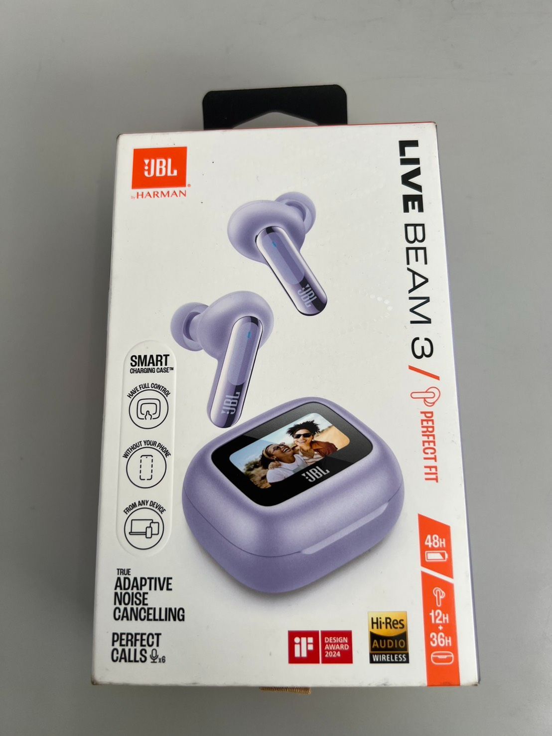 JBL イヤホン LIVE BEAM 3 PURPLE JBL Live Beam 3 - True Wireless