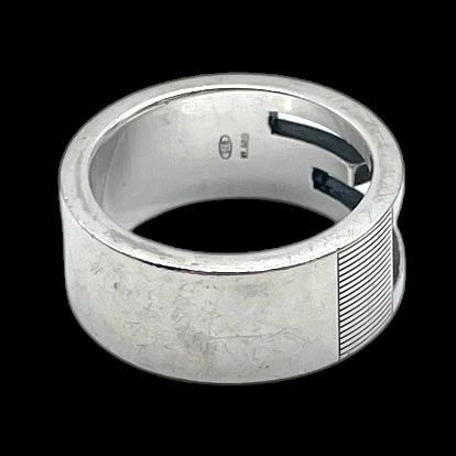 GUCCI グッチ 指輪 リング ブランデットGリング シルバー 925 表記10
