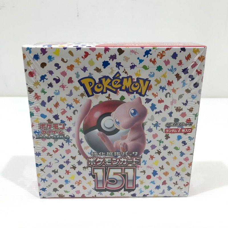 【中古美品】 ★ 未開封(シュリンク裂けあり) ★ポケモンカードゲーム 151 BOX 【063-260525-rt-02-tag】