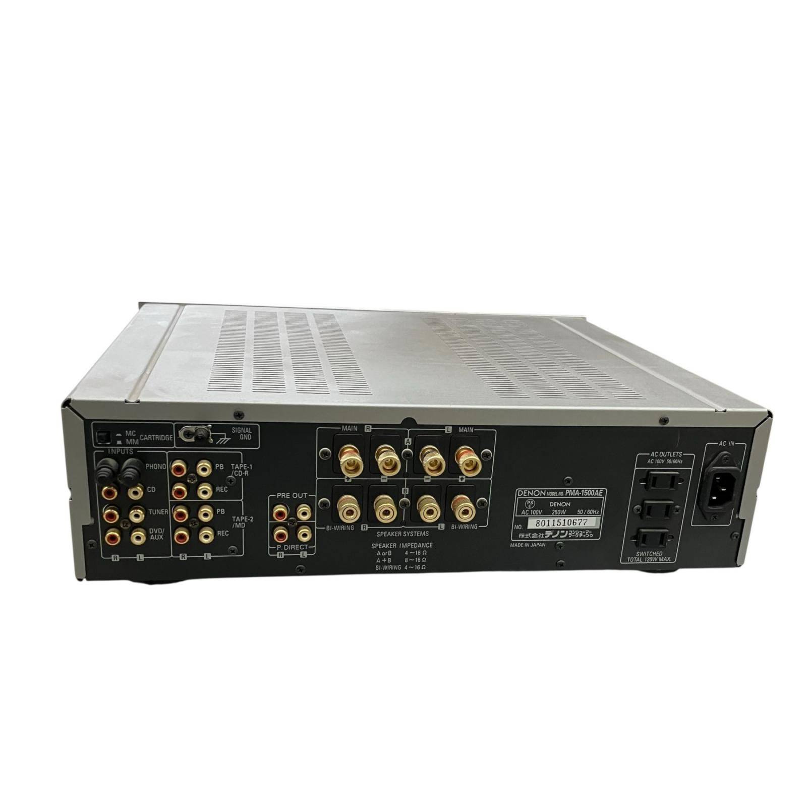 199990 動作未確認 DENON デノン プリメインアンプ PMA-1500R - メルカリ