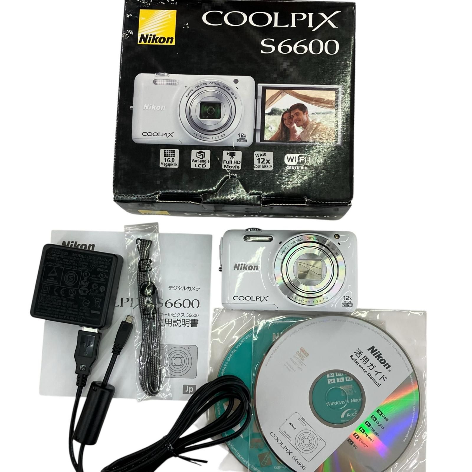 186000 動作確認済み Nikon ニコン COOLPIX S6600