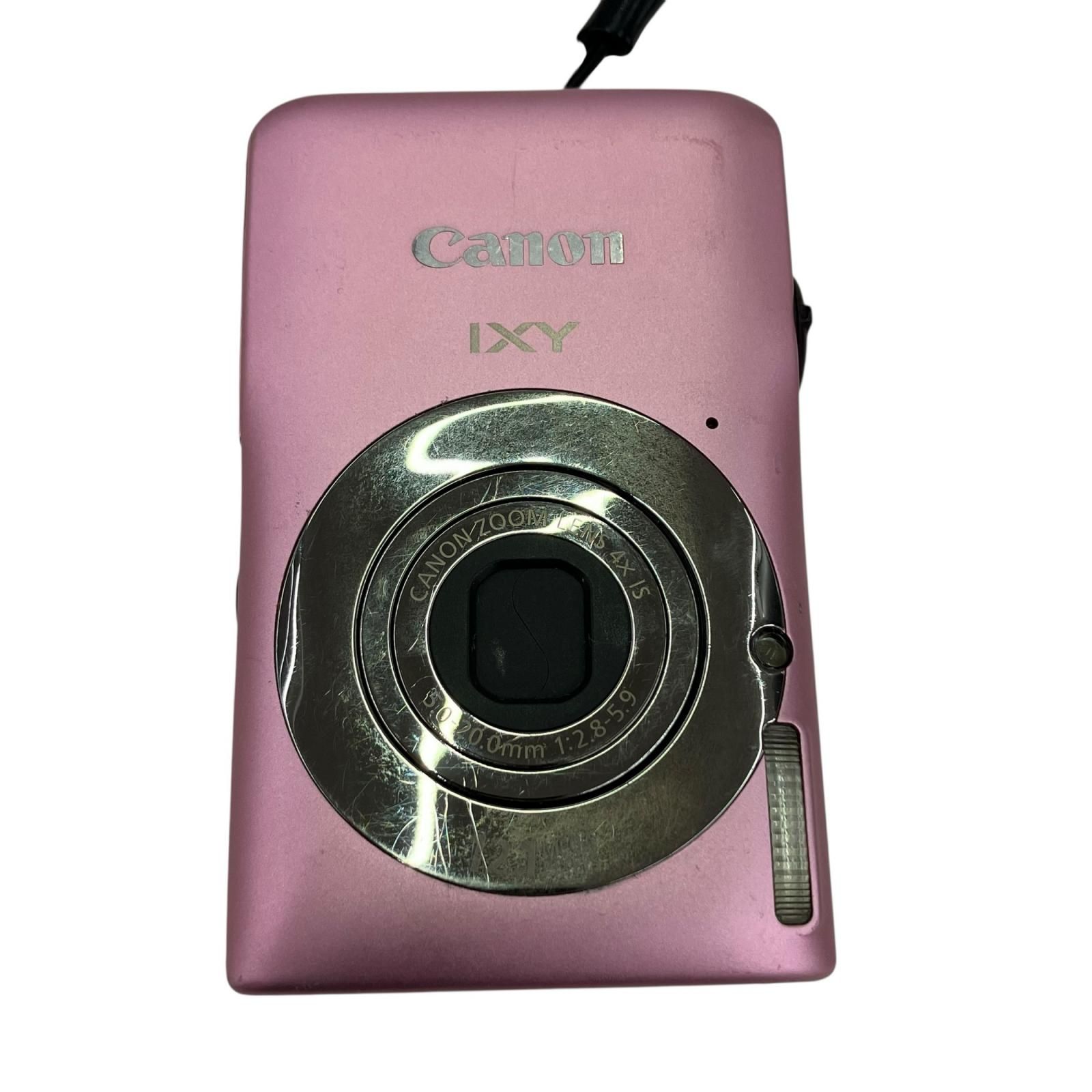 186001 動作未確認 canon キャノン デジタルカメラ 200F ピンク IXY