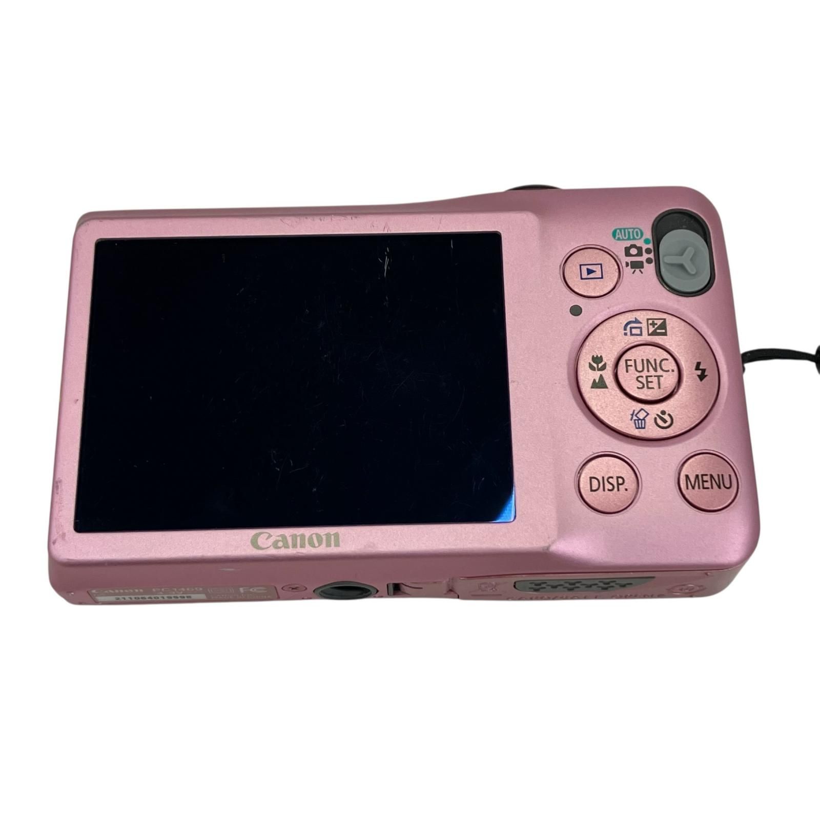 186001 動作未確認 canon キャノン デジタルカメラ 200F ピンク IXY