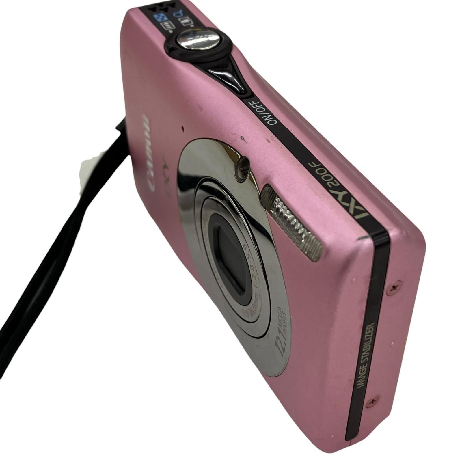 【美品】Canon IXY 200F デジカメ ピンク カメラ 186001 動作未確認 canon キャノン デジタルカメラ 200F ピンク IXY