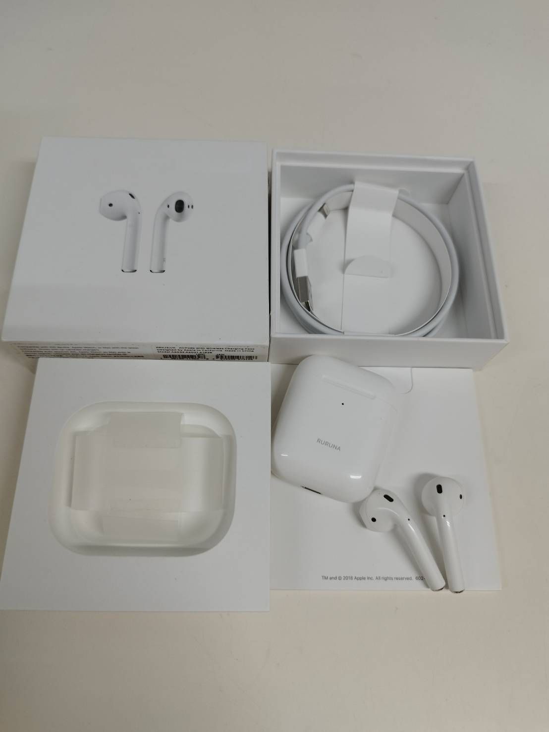 AirPods 本体　MRXJ/A A2032 A2031 未使用 Apple AirPods 2nd Generation A2032 A2031 Charging Case A1602 Work