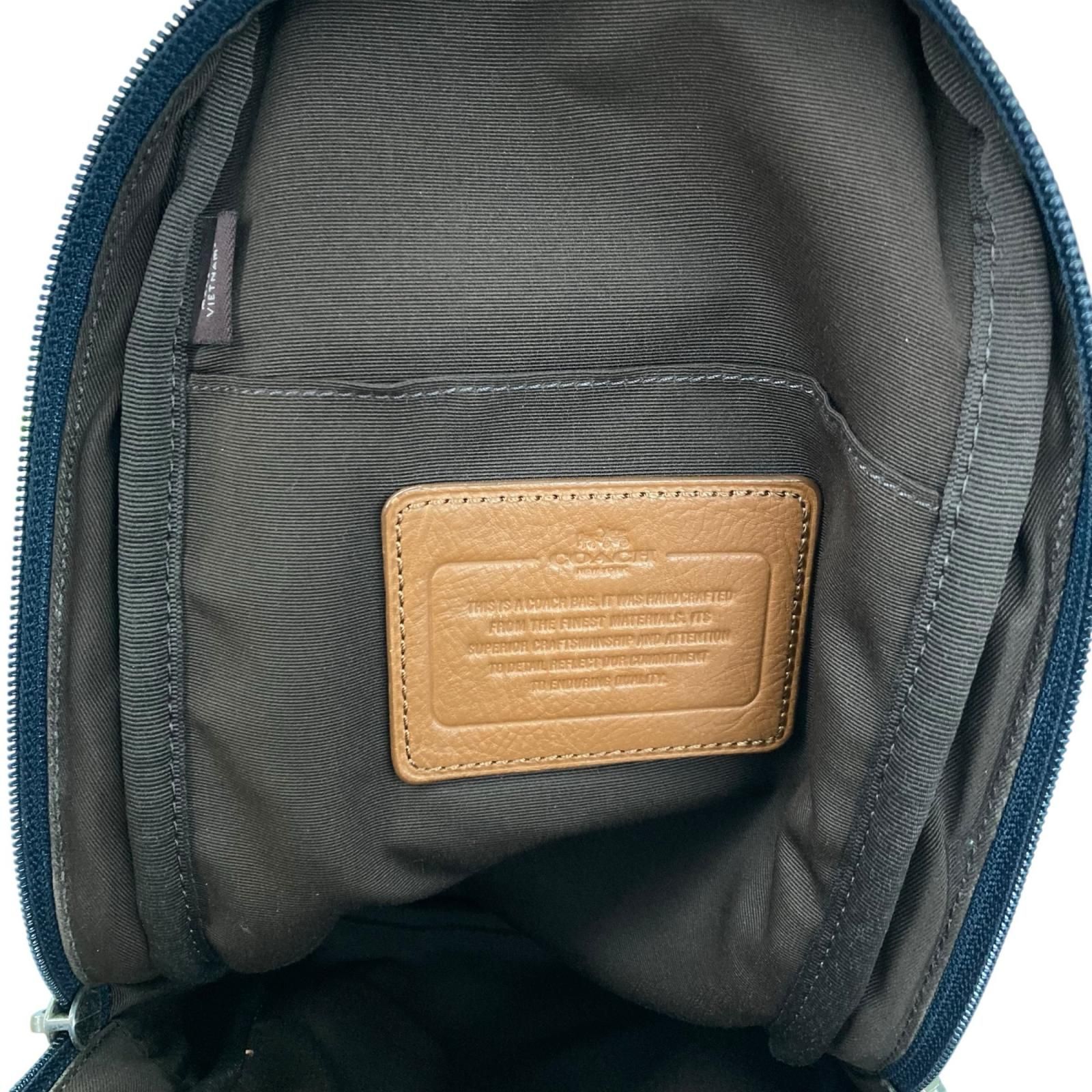 186005 現状品 COACH コーチ ボディバッグ ブラウン メンズ - メルカリ