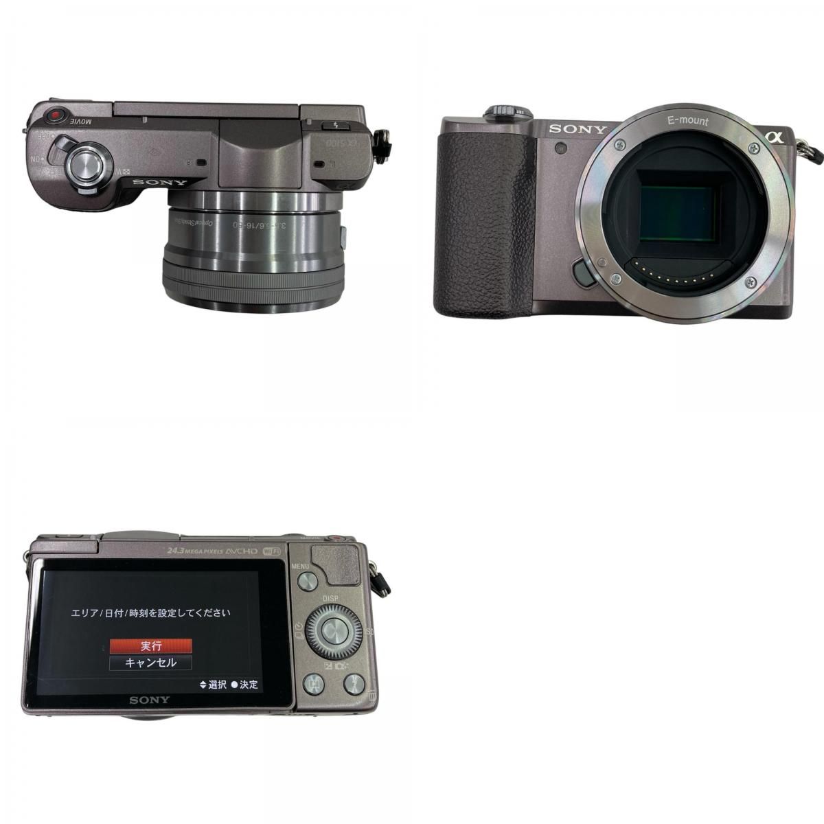 186000 通電確認のみ SONY ソニー α5100 ミラーレス一眼 ILCE-5100L T