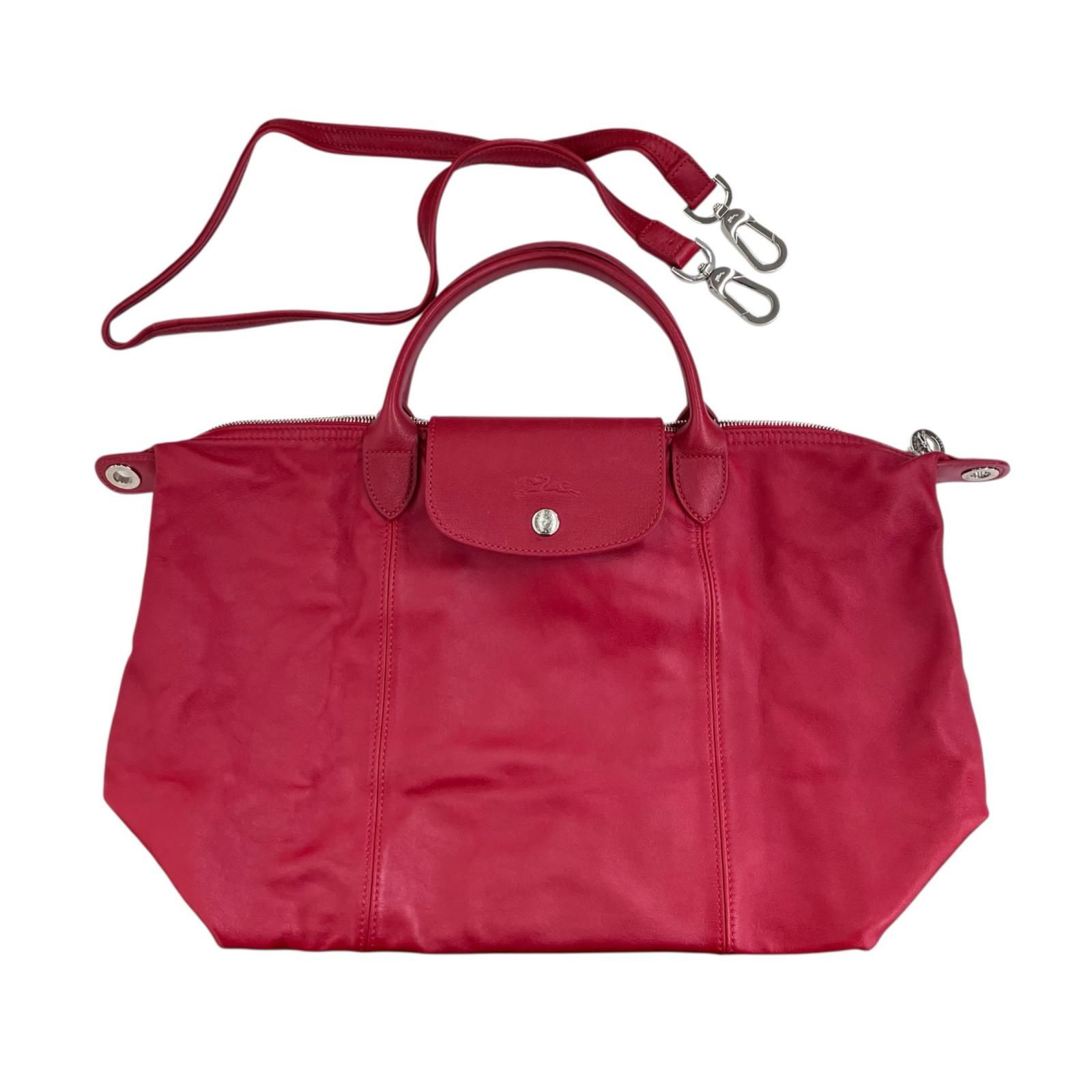 186005 現状品 Longchamp ロンシャン ルプリアージュキュイール オール