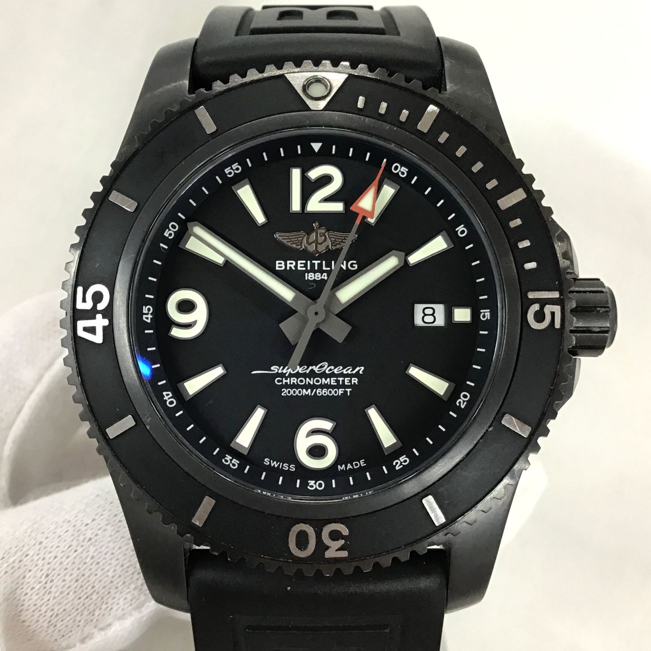 BREITLING ブライトリング スーパーオーシャン オートマチック46 ブラックスチール M17368B71B1S2 メンズ 自動巻き 腕時計