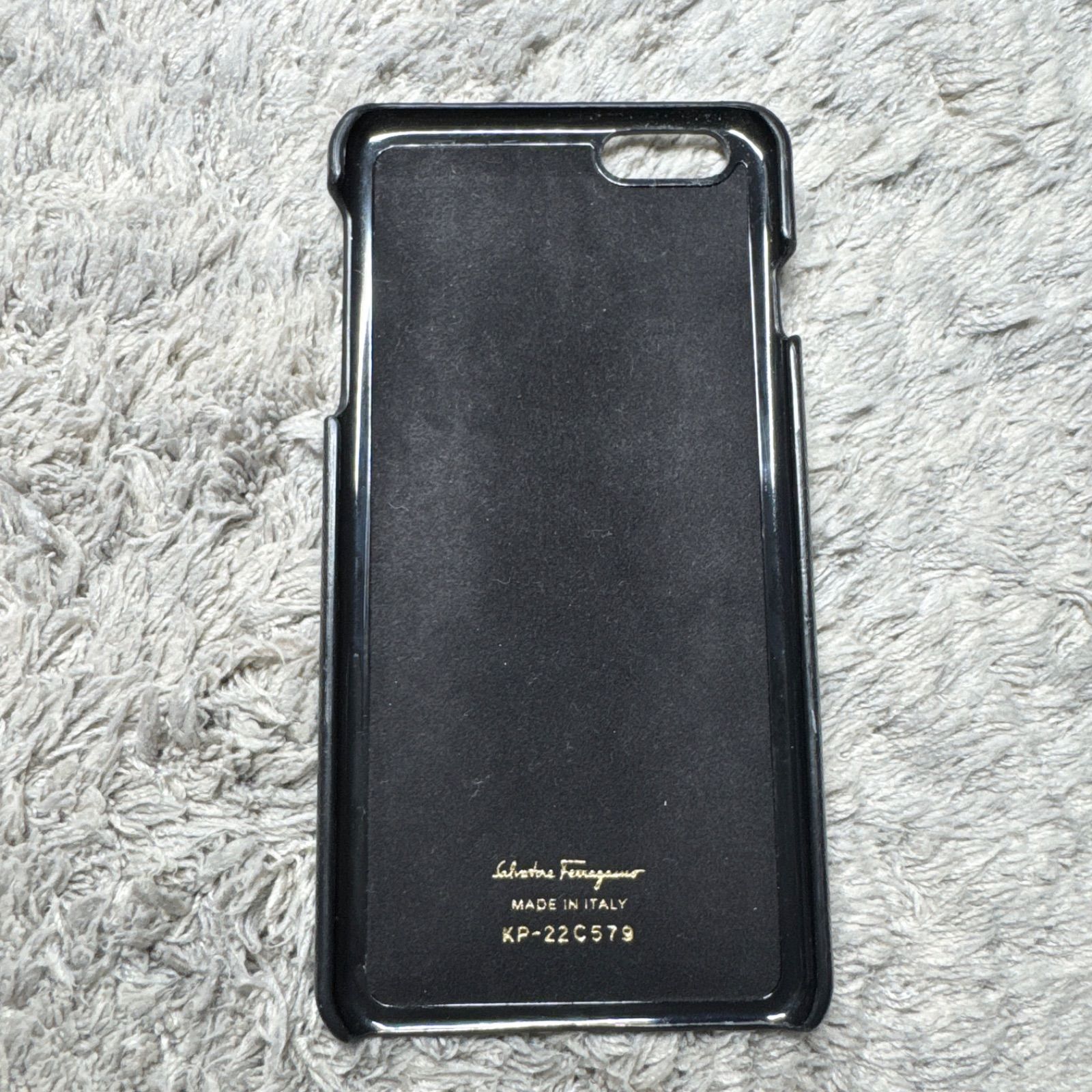 フェラガモ iPhoneケース ブラック 箱付 iPhone6/7/8 - メルカリ