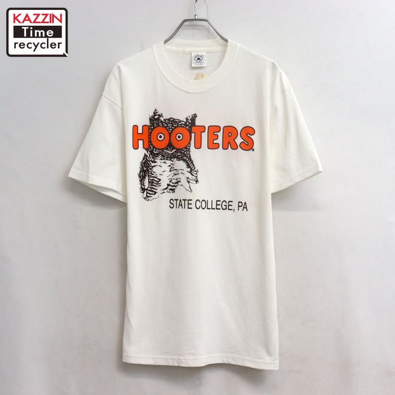 DEADSTOCK 00s DELTA HOOTERS フーターズ 半袖Tシャツ メンズ 表記L 
