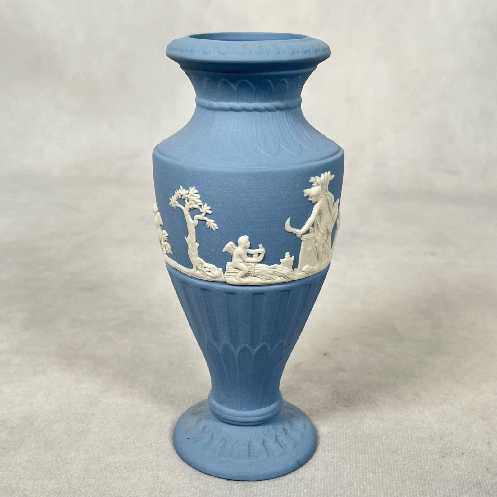 管2605-128】WEDGWOOD ウェッジウッド ジャスパー ペールブルー