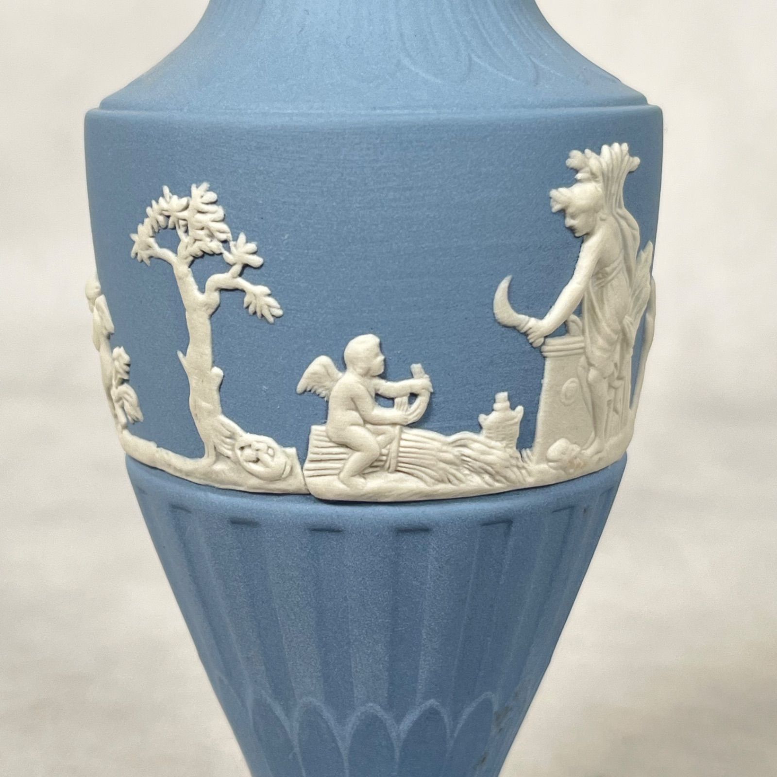管2605-128】WEDGWOOD ウェッジウッド ジャスパー ペールブルー