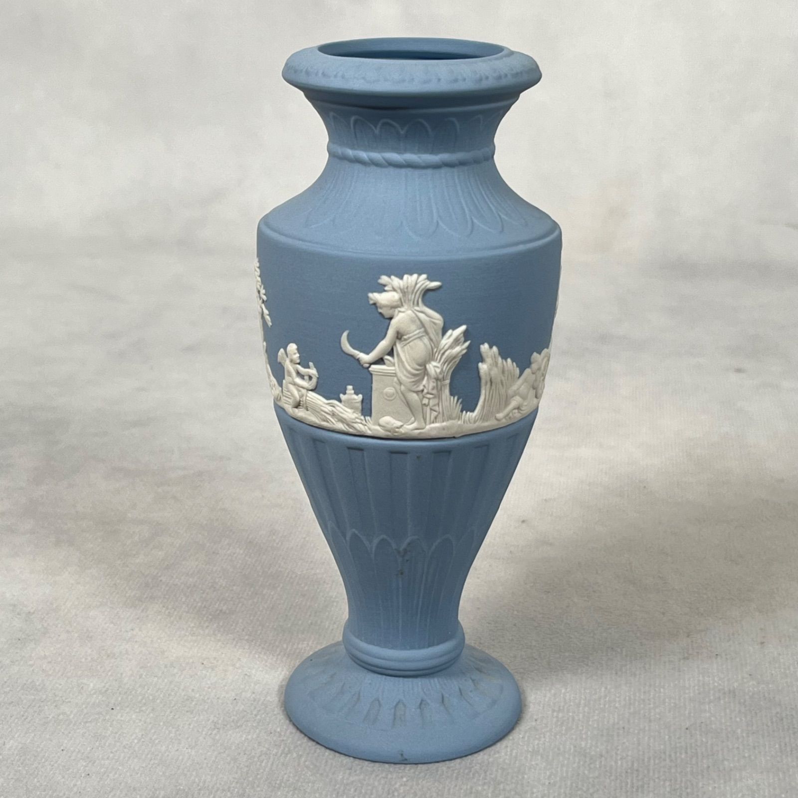 管2605-128】WEDGWOOD ウェッジウッド ジャスパー ペールブルー