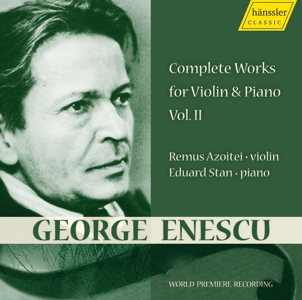 【CD】エネスコ:ヴァイオリンとピアノのための作品全集 Vol. 2 (George Enescu : Complete Works for Violin & Piano Vol.2 / Remus Azoitei)