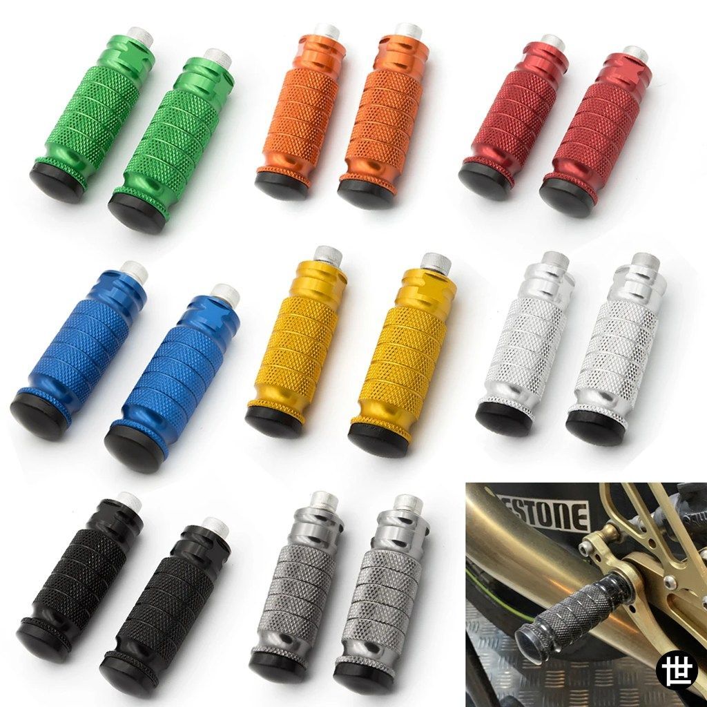 ヤマハ R3 R6 R125 FZ1 FZ8 MT-07 MT09 用バイク フットレスト フットペグ リアセット フットペグ ペダル アクセサリー カスタムパーツ