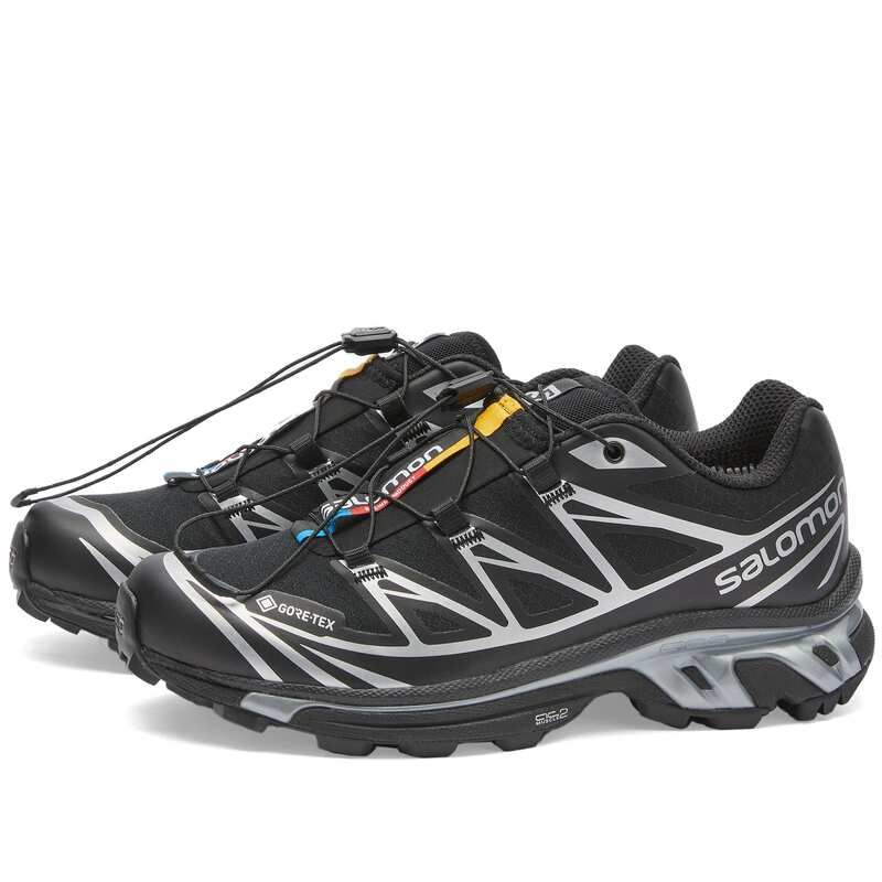 サロモン メンズ シューズ スニーカー Salomon XT6 GTX Black Ftw Silver ブラック