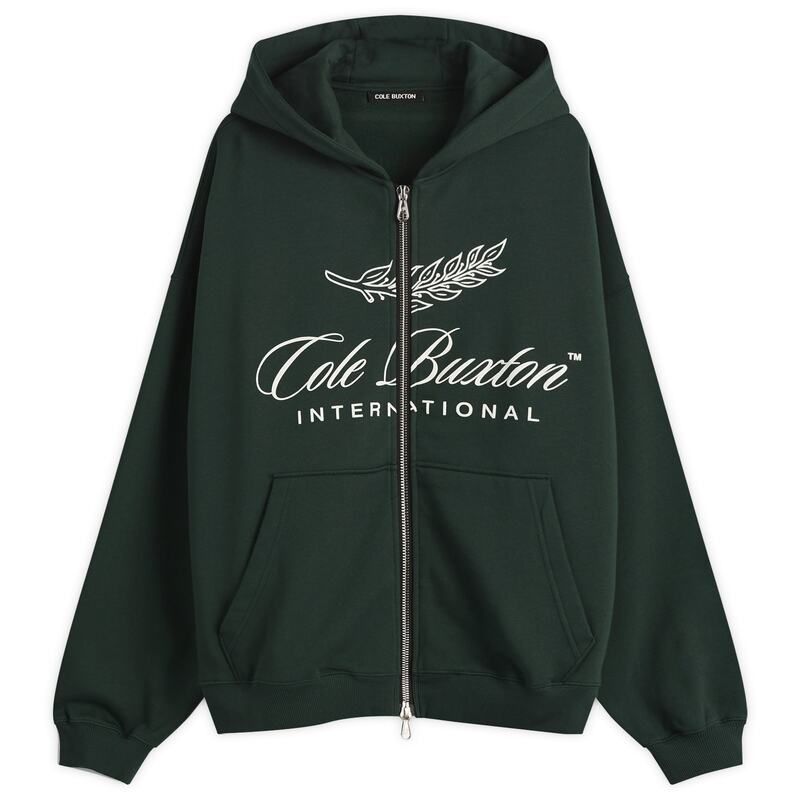 コール バクストン メンズ アウター パーカー・スウェット Cole Buxton International Zip Hoodie Forest Green グリーン