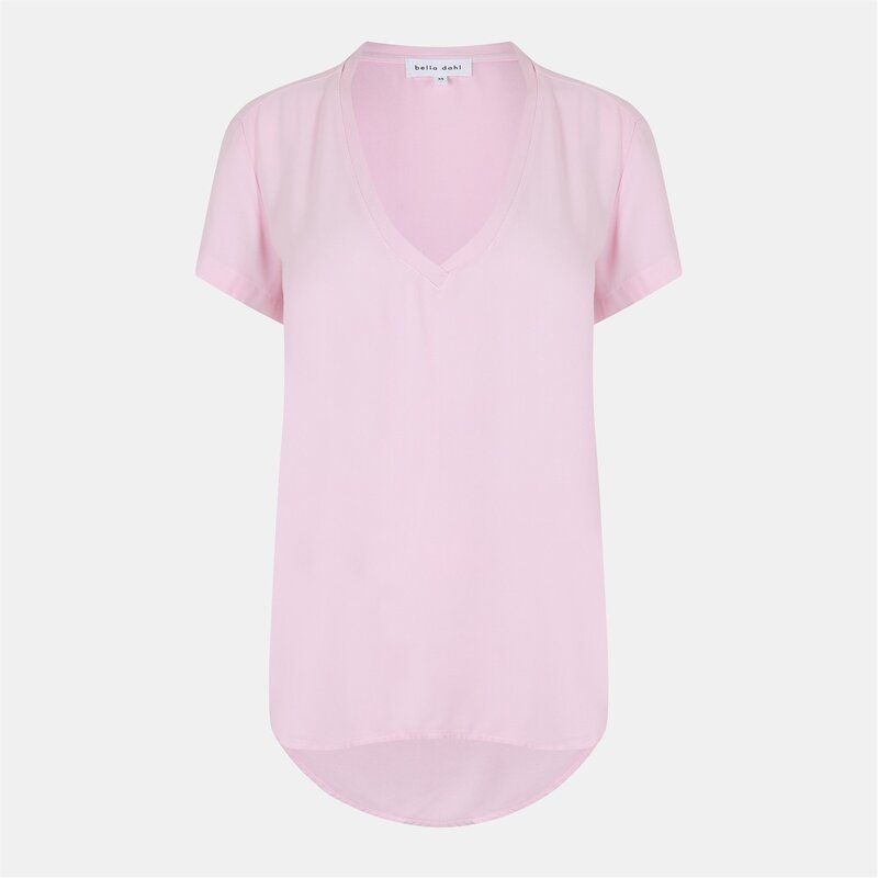 ベラダール レディース トップス シャツ Vネック Bella Dahl BD V Neck TS Ld99 Rose Petal