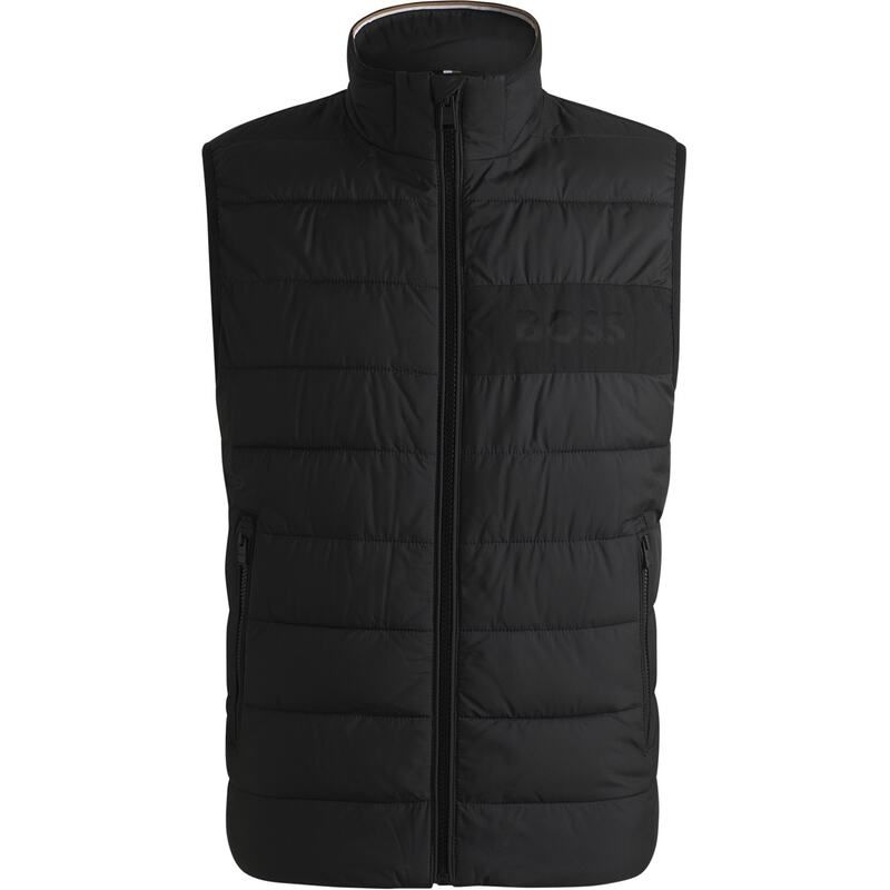 ボス メンズ アウター ベスト ジレ Boss HCenito Gilet Black 001 ブラック
