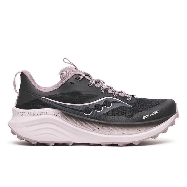 サッカニー レディース シューズ スニーカー Saucony Xodus Ultra 3 BlackQuail ブラック